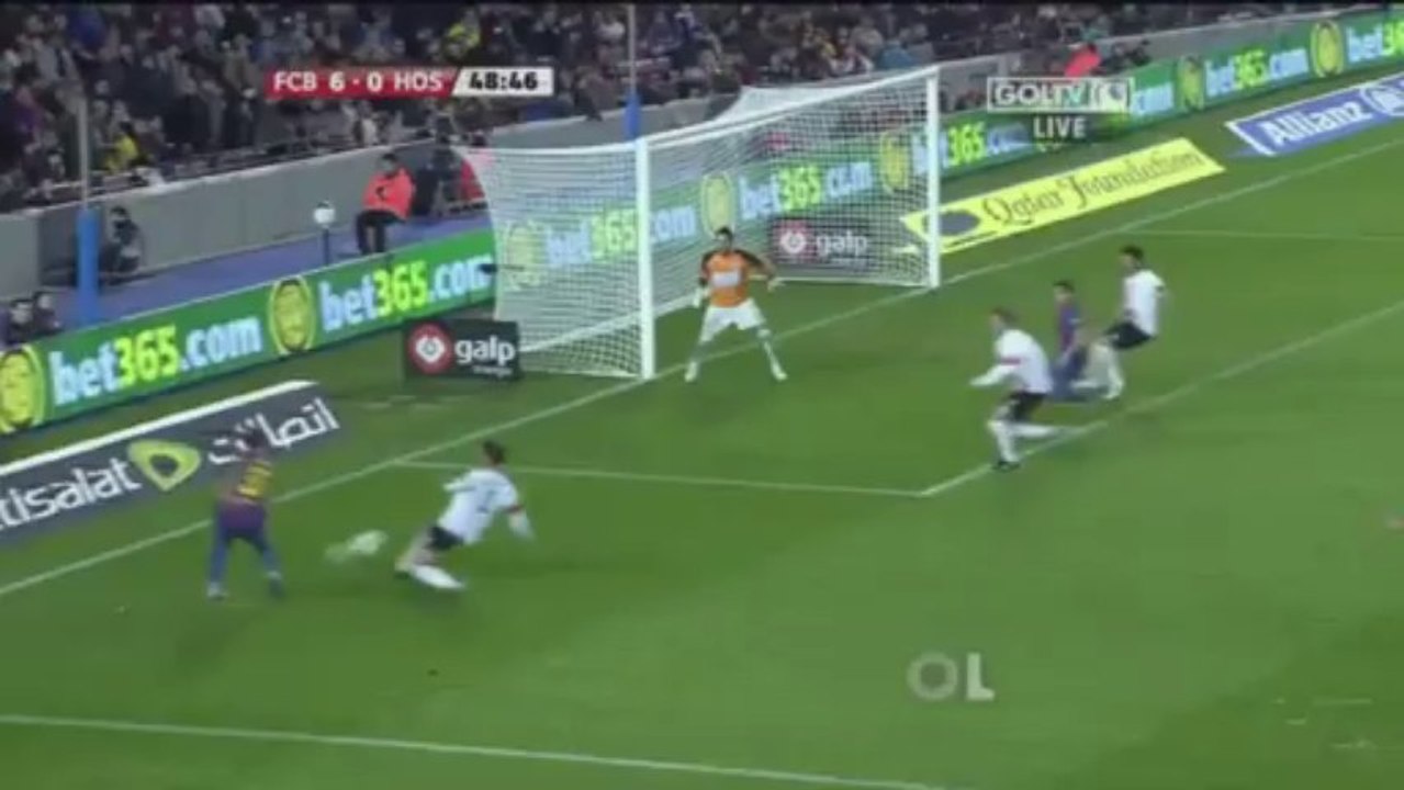 FC Barcelona - CE L'Hospitalet 9:0 (22.12.2011) Puchar Króla - 1/16 finału, rewanż