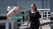 Angelina Jolie Sports New Tattoo in Australia