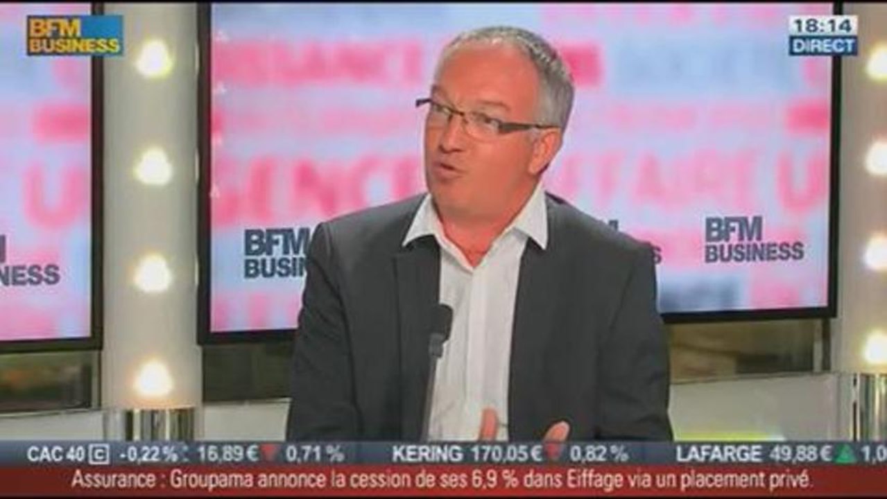 Eric Aubin, chargé de la reforme des retraites à la CGT, dans Le Grand Journal - 09/09 1/4