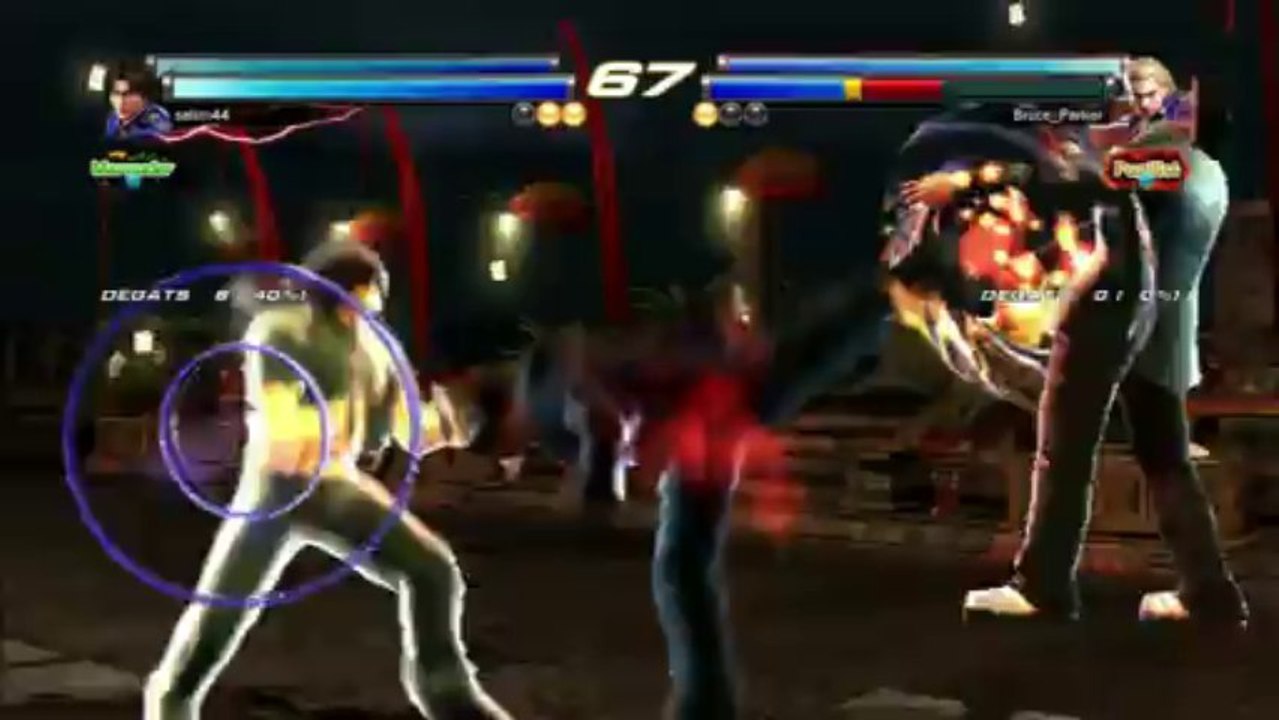 Tekken Tag 2 salim44 Lei Law VS Bruce Parker Steeve Jin