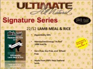 BLACK GOLD DOG FOOD