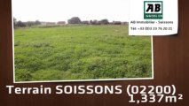 A vendre - terrain - SOISSONS (02200) - 1 337m²