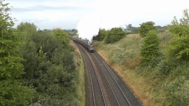 LNER A4 Pacific Union Of South Africa on The Cumbrian Mountain Express 7th September 2013