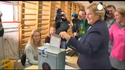Conservatives look set to triumph in Norwegian vote