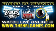 Philadelphia Eagles vs Washington Redskins NFL Live Stream