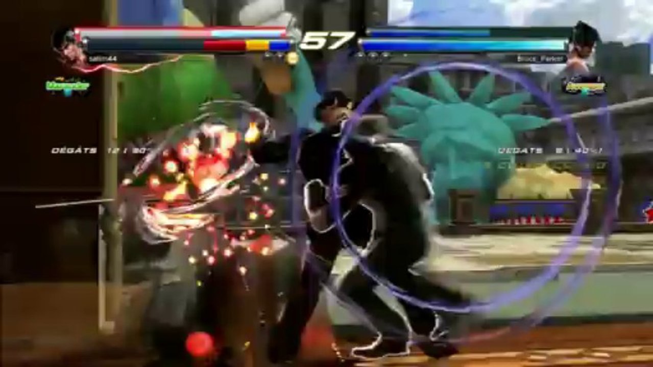 Tekken Tag 2 salim44 Law Lei VS Bruce Parker Jin Steeve