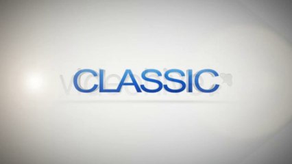 Classic Clean 3d Opener - After Effects Template