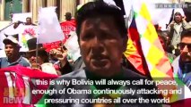 Bolivians Protest US Attack On Syria