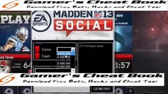 Madden NFL 13 Social [Coins & Cash] Hack Tool Download For [Facebook]