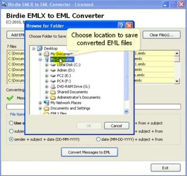 Birdie EMLX to EML Converter with Phenomenal Technique