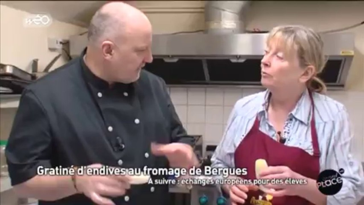 La recette de Yannick : Gratiné d'endives au fromage de Bergues
