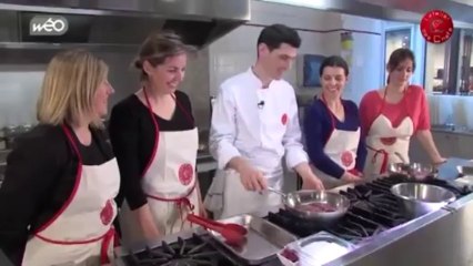 Recette de filets de canette aux framboises et à l'estragon accompagnées d'asperges verts rôties