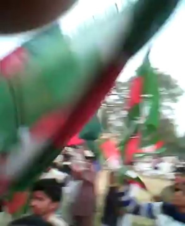 ATI Slogans at LIAQAT BAGH by SHAHEER SIALVI (RAWAL-PINDI) PAKISTAN. INDIA teri shamat aai---ATI ATI