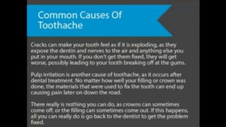 Common Causes Of Toothache 408-335-6637