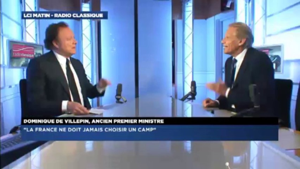 Dominique de Villepin, invité politique de Guillaume Durand avec LCI