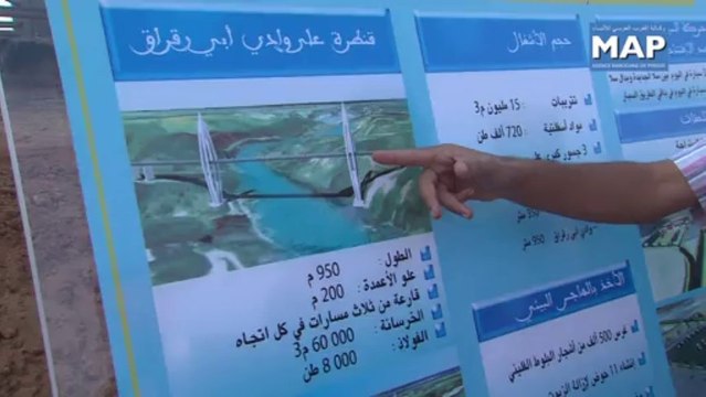 Visite du chantier de Construction de l'Autoroute de contournement de Rabat