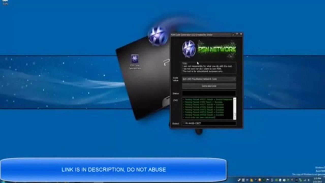 BRAND NEW]PSN CODE GENERATOR[WORKING September 2013]