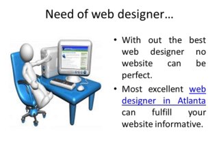 Get effective result with excellent Web Designer in Atlanta