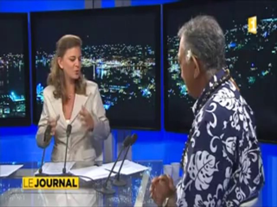 Oscar Temaru, invité du journal