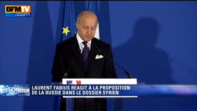 Laurent Fabius: Déposer une résolution devant le Conseil de sécurité de l'ONU - 10/09