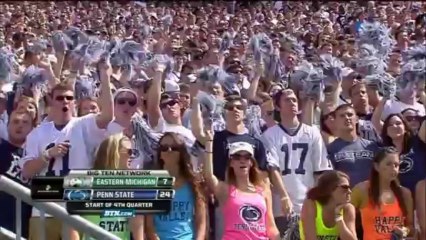 2013 Penn State vs. Eastern Michigan 2nd Half