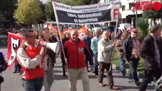 Manifestation contre la réforme des retraites - L'intersyndicale du pays de Dinan contre la réforme des retraites