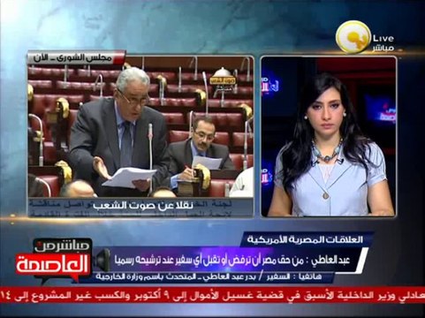 السفير بدر عبد العاطي: حتى الآن لم يتم إبلاغنا رسميا بإسم أي سفير أمريكي مرشح