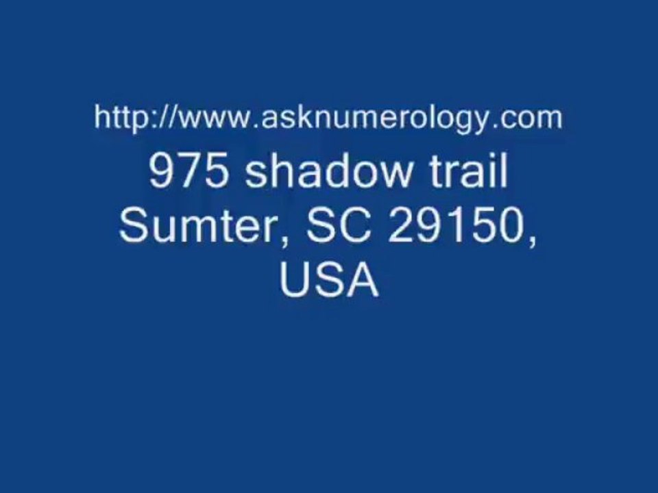 Numerology Numbers