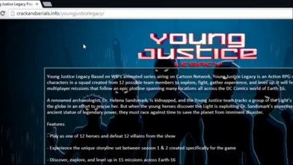 Get Free young justice legacy Game (PC,xbox,PS3)