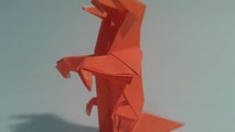 origami three-headed monster