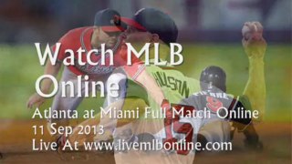 Atlanta at Miami MLB Championship 2013