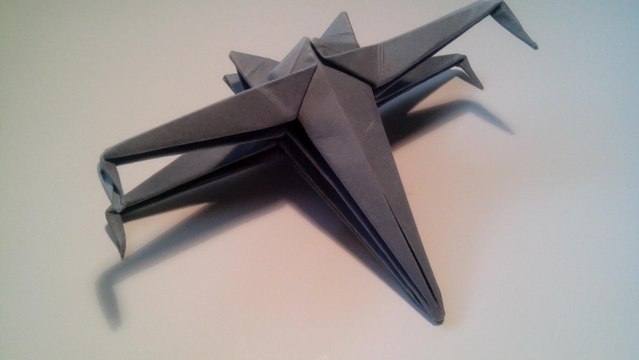 Como hacer una nave de star wars de origami sencilla (X-WING) - video  Dailymotion