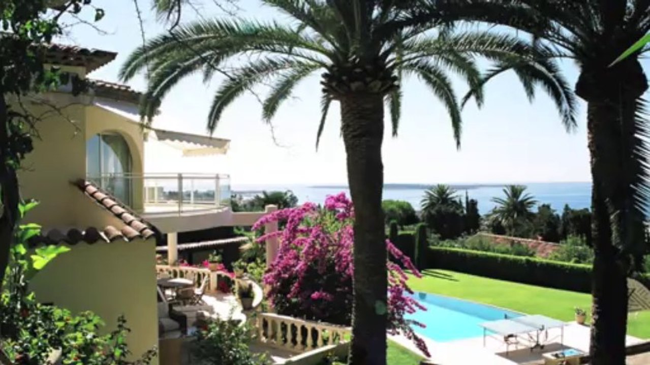 Location VILLA à CANNES - Vue mer panoramique - Piscine - 5 chambres
