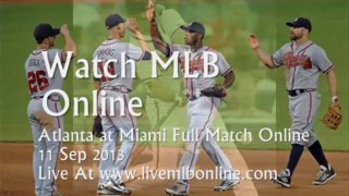 Online MLB Atlanta VS Miami
