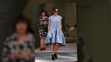 Victoria Beckham Swaps Her Tiny Figure in New Collection Tent Dress