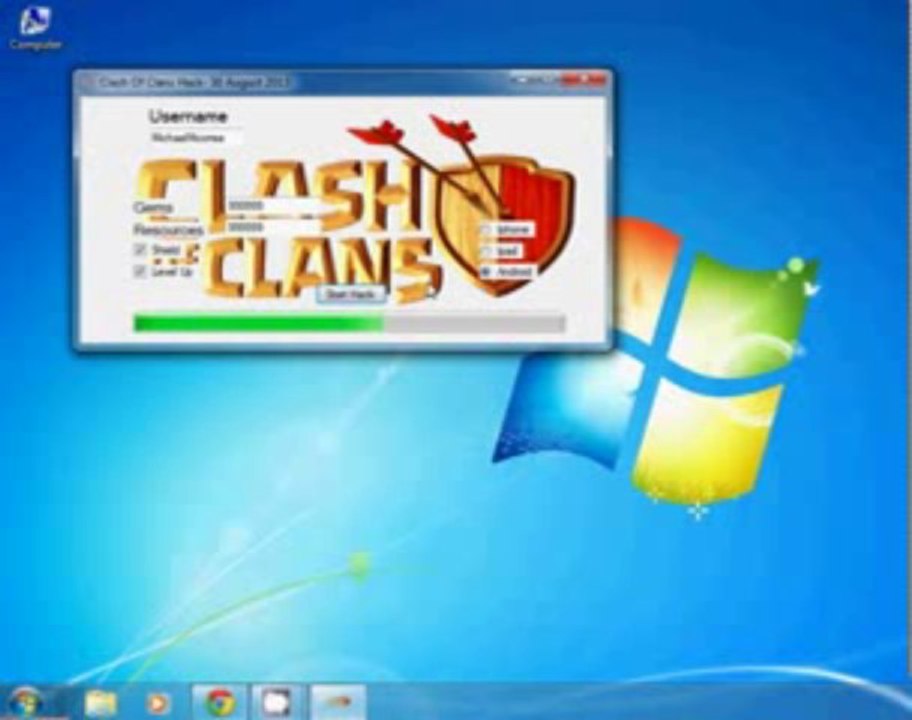 Clash Of Clans Hack 2013 no survey