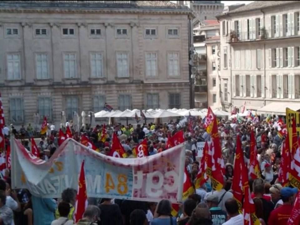 Manifestation Retraites Avignon 10-09-2013