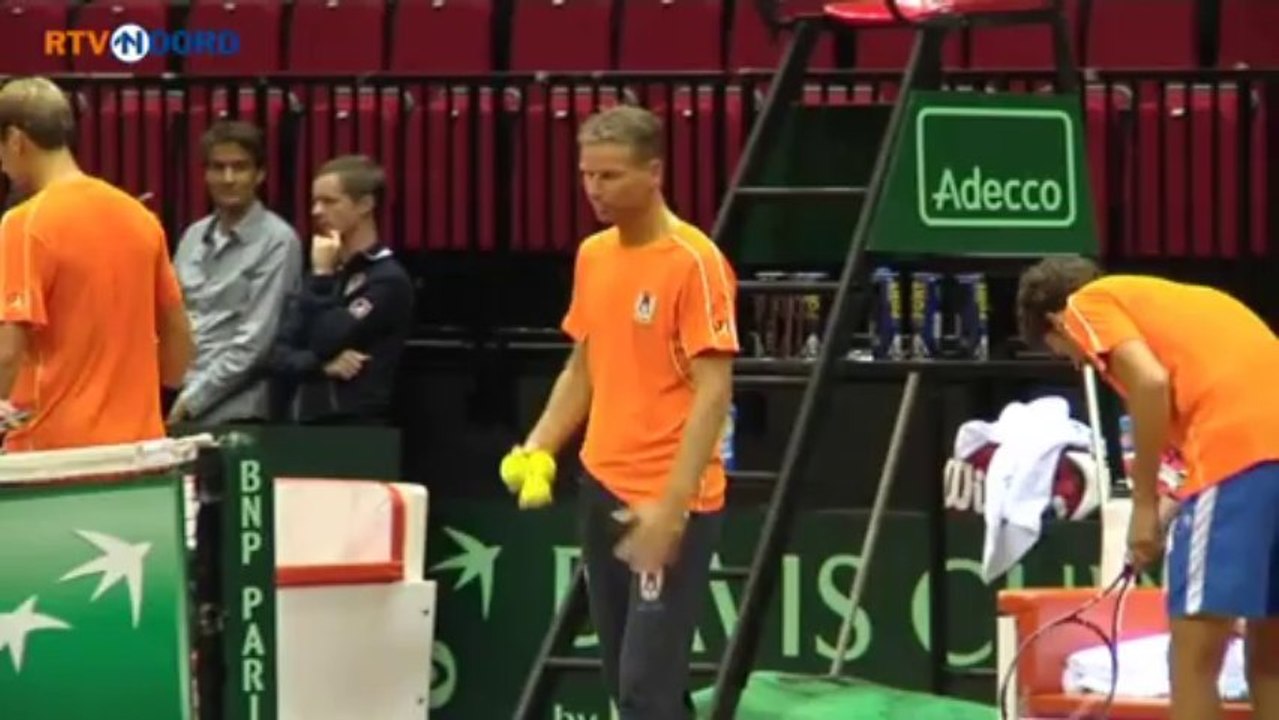 MartiniPlaza klaar voor Davis Cup-wedstrijd - RTV Noord