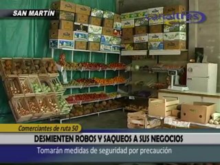 Desmienten robos a negocios