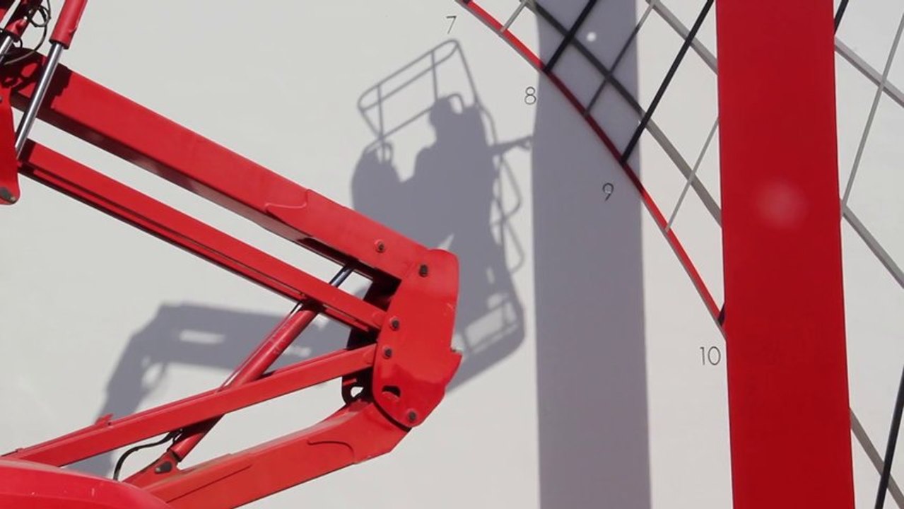 CADRAN SOLAIRE MONUMENTAL DE MARC-ANDRE 2 FIGUERES (Ma2f) - Sorede à l'heure solaire (VIDÉO OFFICIELLE