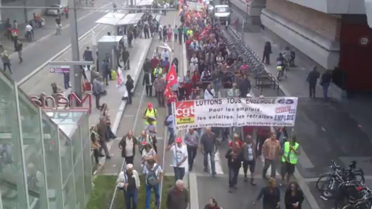 Manifestation à Bordeaux contre la réforme des retraites