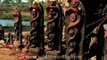 Stone serpent columns at a temple in Karnataka