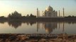 Nice establishing shot of India's most famous monument - Taj Mahal