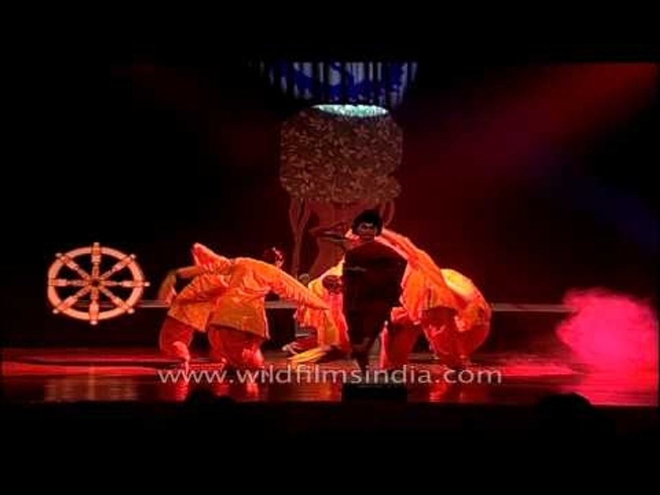 Mythical story of Buddha told through a dance drama