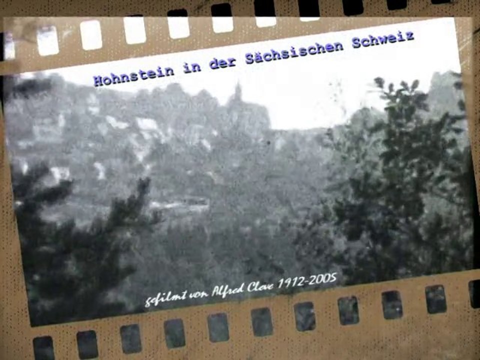 Hohnstein in der Sächsischen Schweiz 1960