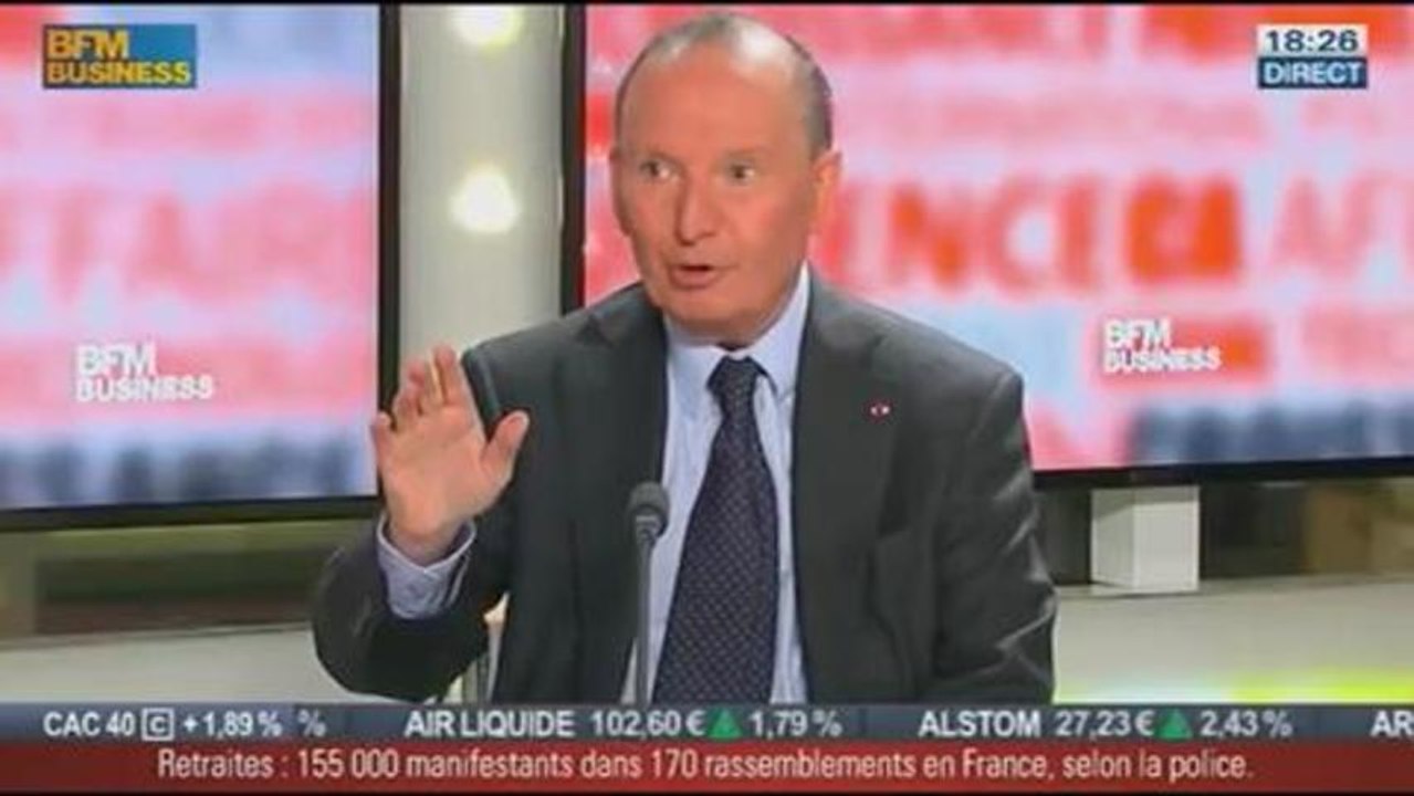 Raymond Soubie, ancien conseiller social de Nicolas Sarkozy et président d'Alixio, dans Le Grand Journal - 10/09 2/4