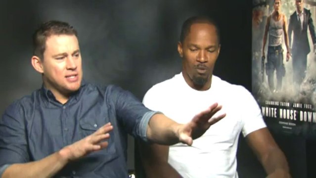 Funny White House Down chat: Channing Tatum & Jamie Foxx
