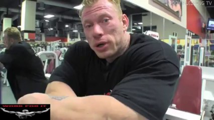 Dennis Wolf - Legs Workout 5 weeks out Mr.Olympia 2013