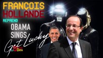 Après Barack Obama, François Hollande reprend Get Lucky de Daft Punk (ft Pharrell)