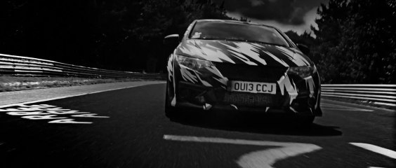 La Civic Type R (2015) en action sur le Nurburgring